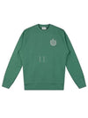 Logo Comfort Sweatshirt Green - MAISON KITSUNE - BALAAN 2