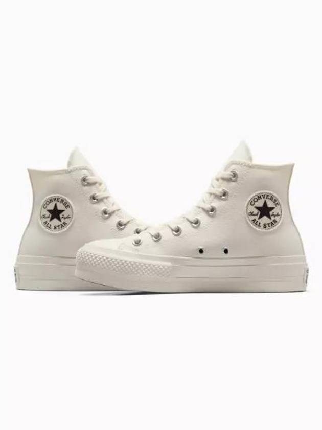 Chuck Taylor All Star Lift Pearl Studs High Top Sneakers Egret - CONVERSE - BALAAN 4