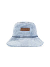 Logo Denim Bucket Hat Light Blue - ACNE STUDIOS - BALAAN 1