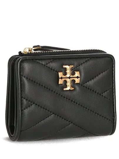 Chevron Half Wallet Black - TORY BURCH - BALAAN 2