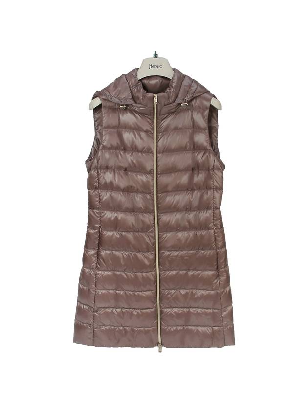 Serena Hooded Padding Vest Cipria - HERNO - BALAAN 2