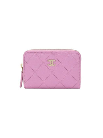 classic card wallet pink - CHANEL - BALAAN 1