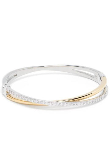 Hyperbola Bangle Round Cut Bracelet White - SWAROVSKI - BALAAN 1