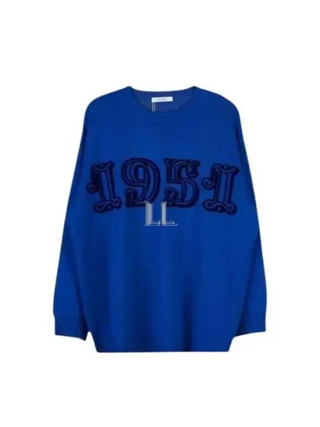 Bard 1951 Wool Cashmere Knit Top Blue - MAX MARA - BALAAN 2