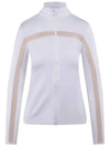 Seasonal Janice Mid Layer Track Jacket White - J.LINDEBERG - BALAAN 1