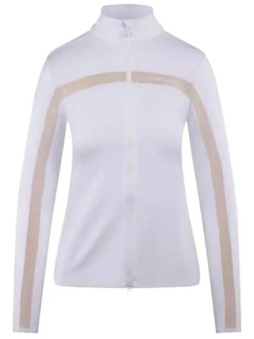 Seasonal Janice Mid Layer Track Jacket White - J.LINDEBERG - BALAAN 1