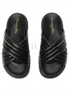 D-Cross Slippers Black - DIOR - BALAAN 2