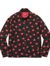 Heart Rayon Jacket Black HEARTS RAYON SHIRT - SUPREME - BALAAN 1