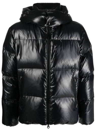 Men s Duck Down Padded Jacket T Force Hood Detachable High Neck Heavy Short VUDJ30436 BKS - DUVETICA - BALAAN 1