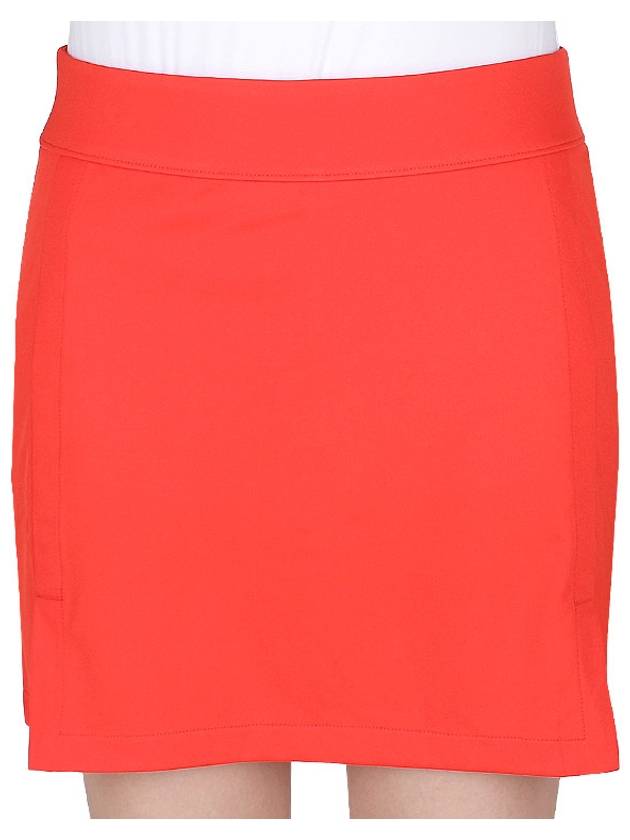 Amelie H Line Skirt Red - J.LINDEBERG - BALAAN 7