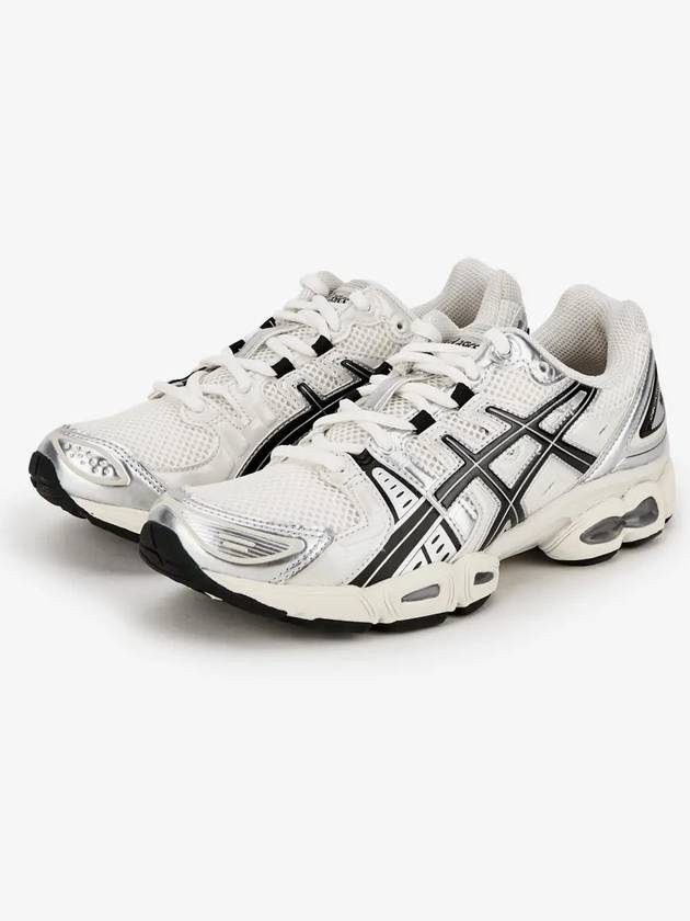 Gel Nimbus 9 Low Top Sneakers White Black Sliver - ASICS - BALAAN 3