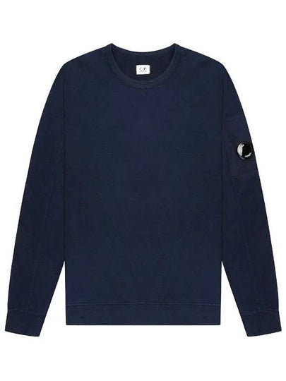 Lens Wappen Crew Neck Sweatshirt Navy - CP COMPANY - BALAAN 2