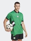 Loose fit football t shirt HS4518 green MENS - ADIDAS - BALAAN 4