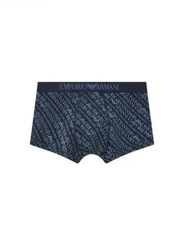 UNDERWEAR Men s Full Logo Pattern Droz Marine 271216 - EMPORIO ARMANI - BALAAN 1