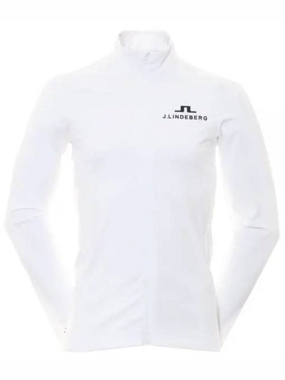 Men's Melker Mid Layer Zip-Up Jacket White - J.LINDEBERG - BALAAN 2