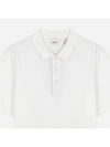 Monogram Motif Polo Shirt White - BURBERRY - BALAAN 3