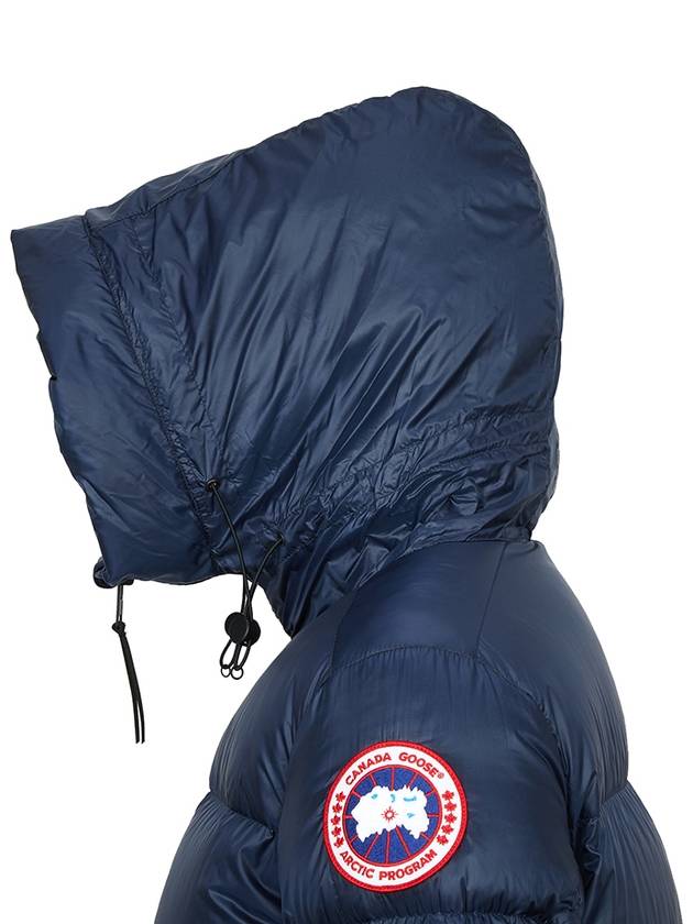 Men's Crofton Down Puffer Short Padding Atlantic Navy - CANADA GOOSE - BALAAN 10