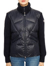 Padded Wool Cardigan Navy - MONCLER - BALAAN 2