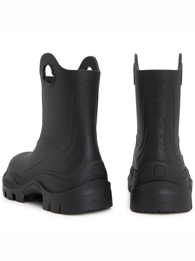 Misty Elastodien Rain Boots Black - MONCLER - BALAAN 7