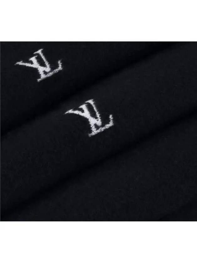 LV Blason Scarf Black - LOUIS VUITTON - BALAAN 4