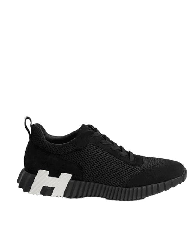 Bouncing Low Top Sneakers Black - HERMES - BALAAN 1