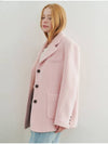 Suri alpaca Overfit Blazer Pink - OPENING SUNSHINE - BALAAN 1