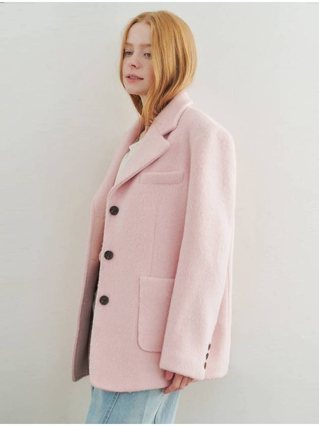 Suri alpaca Overfit Blazer Pink - OPENING SUNSHINE - BALAAN 1