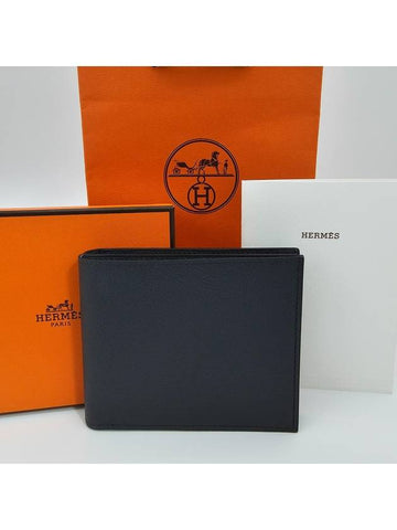 Citizen Twill Half Wallet Greasemisty H085791CA - HERMES - BALAAN 1