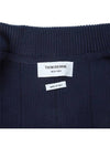 Single Breasted Button Cotton Jacket Navy - THOM BROWNE - BALAAN 11