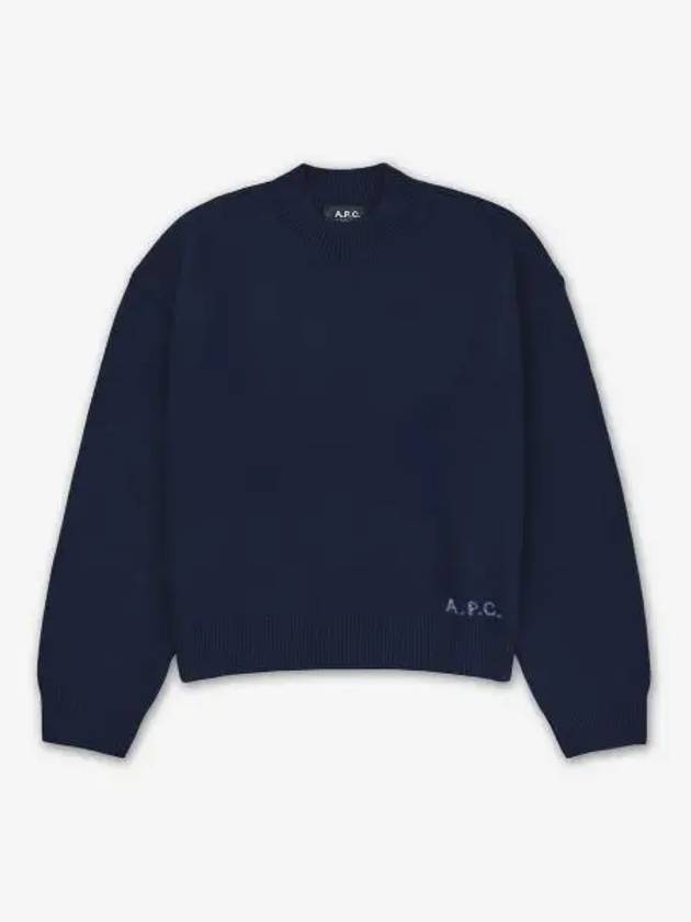 Esther Wool Knit Top Navy - A.P.C. - BALAAN 2