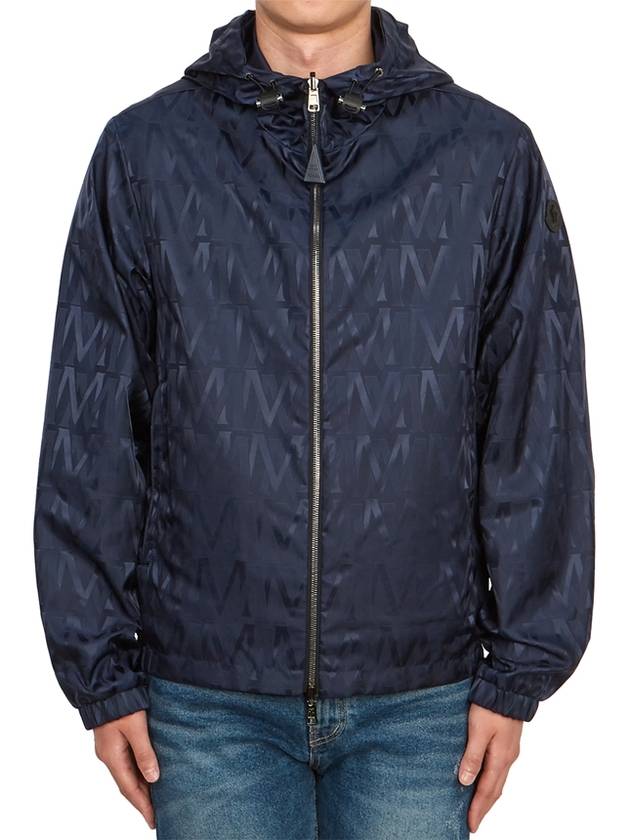 Lepontin Men s Hooded Double sided Windbreaker 1A00148 597MJ F77 - MONCLER - BALAAN 1