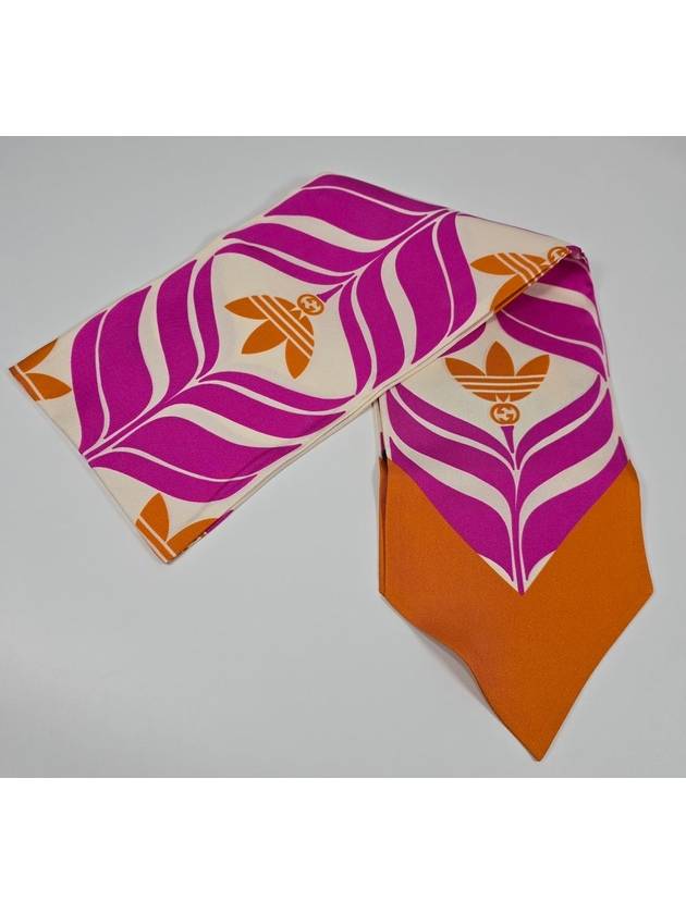 Adidas BIG FIORAS silk bandeau scarf - GUCCI - BALAAN 3