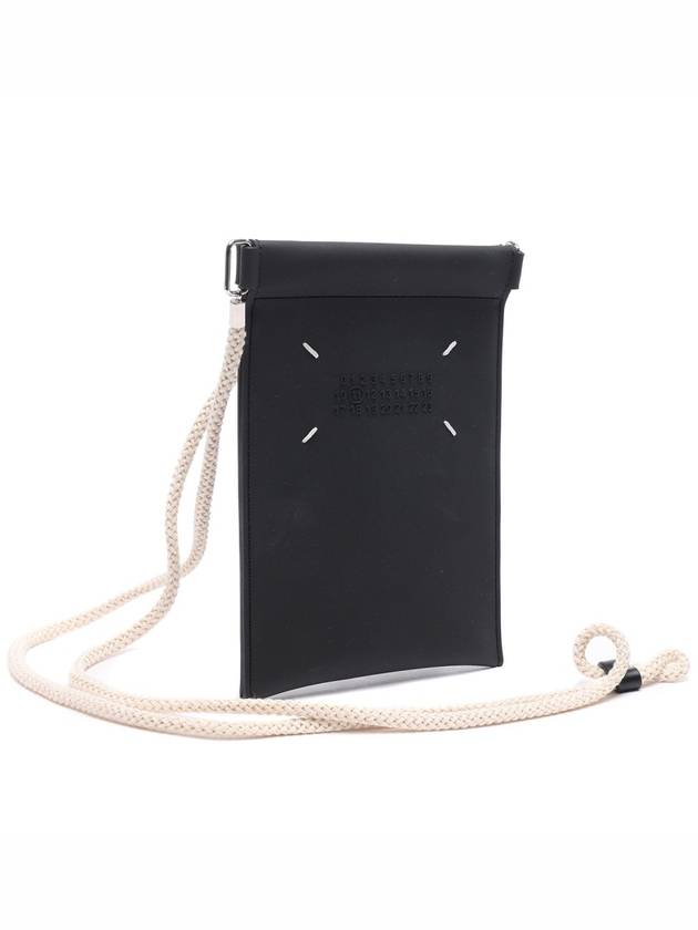 Signature Stitched Number Numbering Phone Cross Bag Black - MAISON MARGIELA - BALAAN 4