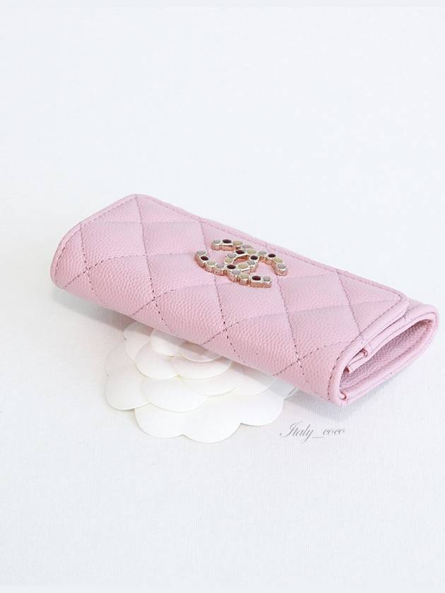 Classic snap card wallet pink - CHANEL - BALAAN 5