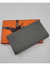 Citizen Twill Long Wallet Grey - HERMES - BALAAN 7