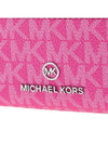 Jet Set Small Logo Card Wallet Pink - MICHAEL KORS - BALAAN 7