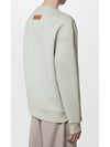 Embroidered Cotton Sweatshirt Green - LOUIS VUITTON - BALAAN 4