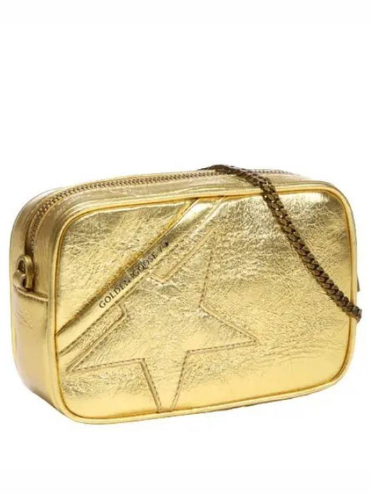 Gold laminated leather star bag women s cross - GOLDEN GOOSE - BALAAN 1