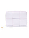 Intrecciato Zip Around Half Wallet Mus Washed - BOTTEGA VENETA - BALAAN 1