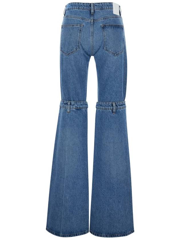 Light Blue Jeans With Open Knee In Denim Woman - COPERNI - BALAAN 2