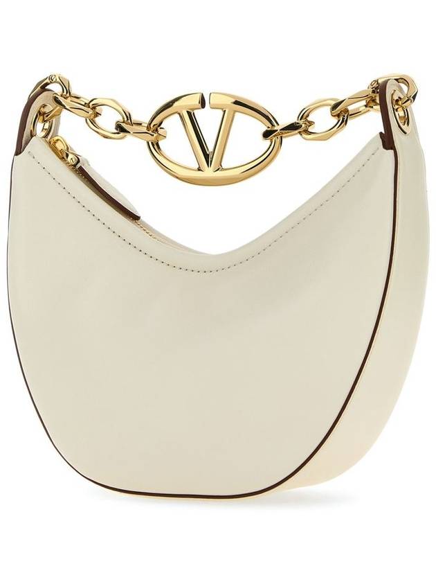 V Logo Moon Small Tote Bag Ivory - VALENTINO - BALAAN 3