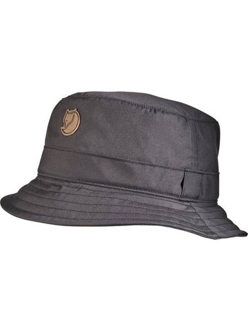 Kiruna Logo Bucket Hat Dark Grey - FJALL RAVEN - BALAAN 1