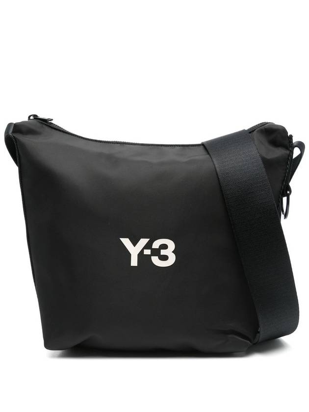 Y-3 Adidas Logo-Print Nylon Messenger Bags - ADIDAS - BALAAN 1