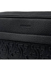 Ferragamo Men's Gancini Belt Bag 24 1480 NERO CALF 0769479 - SALVATORE FERRAGAMO - BALAAN 6