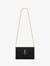 Monogram Matelasse Chain Shoulder Bag Black - SAINT LAURENT - BALAAN 2