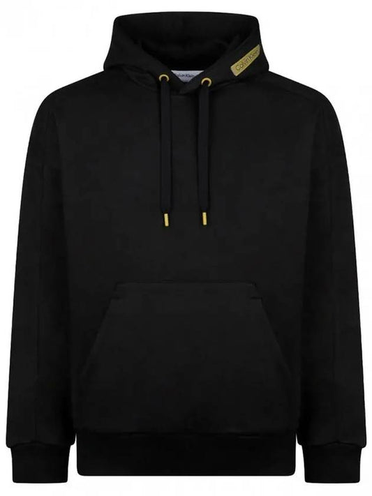 Logo Applique Hoodie Black - CALVIN KLEIN - BALAAN 2