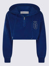 Zip Fastening Crop Hood Blue - GOLDEN GOOSE - BALAAN 2