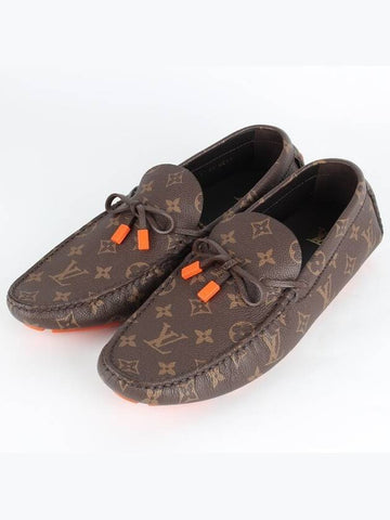 LV Driver Moccasin Brown 9 280 - LOUIS VUITTON - BALAAN 1