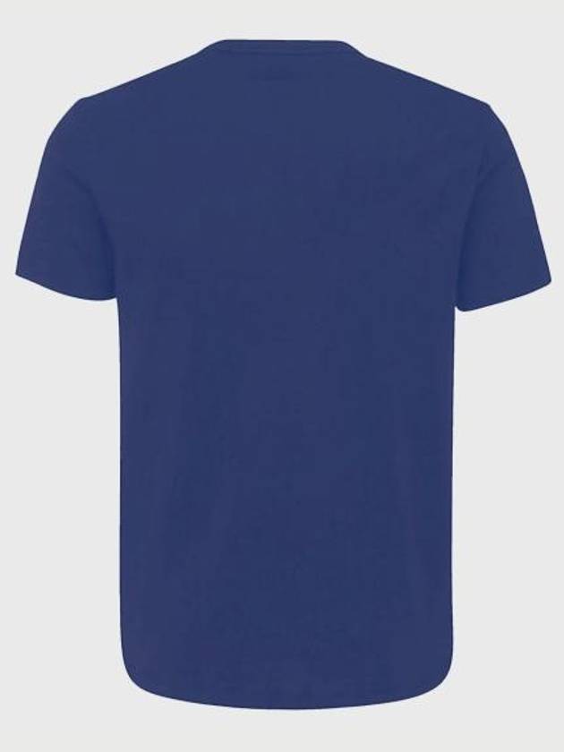 Cotton Crew Neck Short Sleeve T-Shirt T-Shirt blue - TOM FORD - BALAAN 6