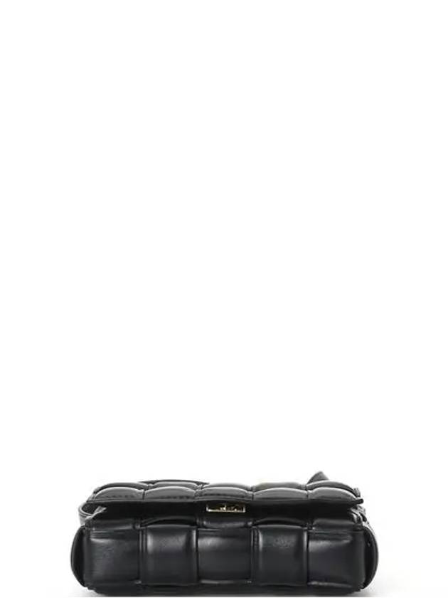 Bottega Veneta Small Padded Cassette Bag 19 Black 717506VCQR18425 - SAINT LAURENT - BALAAN 4